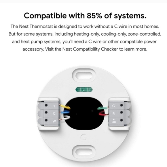 NIB Google Nest Thermostat, Trim Kit & Power Connector - Picture 5 of 14